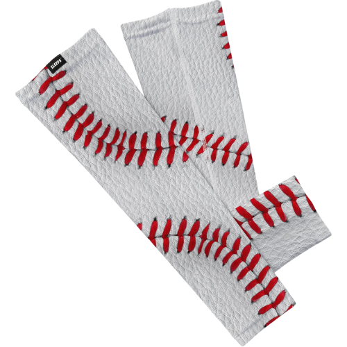 Baseball Lace White leather Arm Sleeve